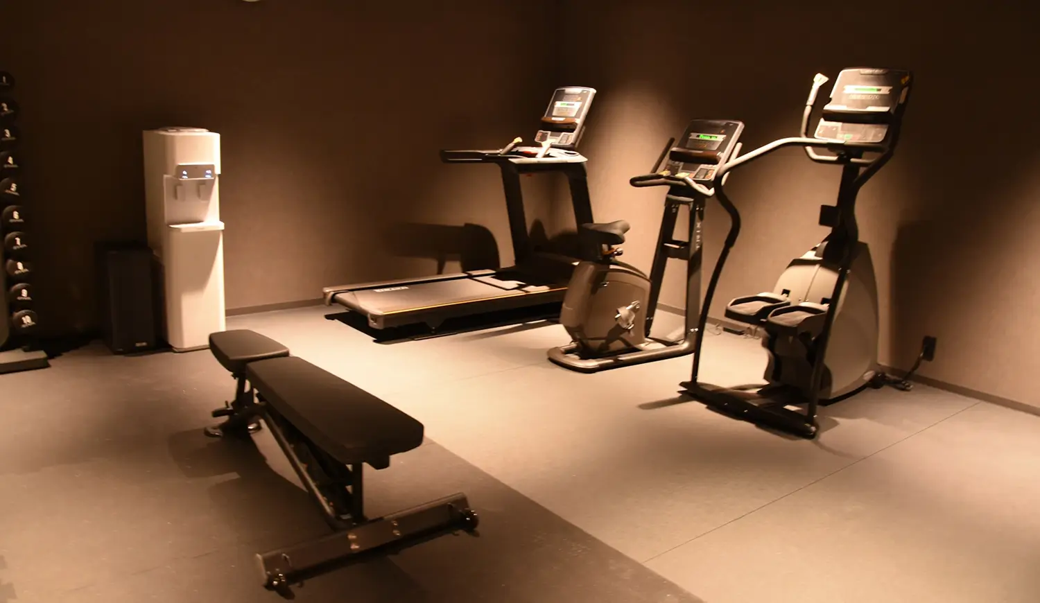 旅先でも軽く汗を