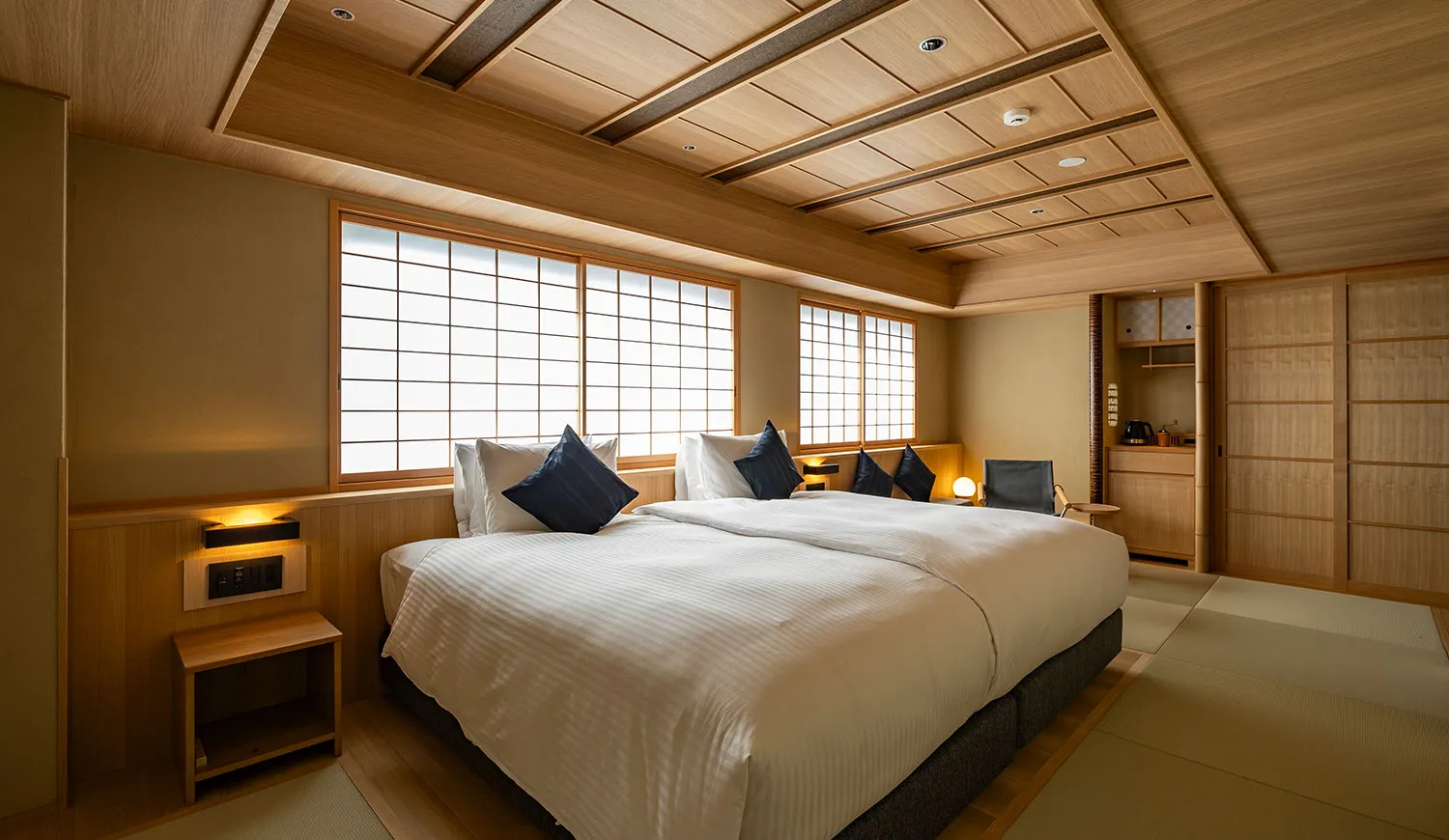 洗練された空間が、訪れるたびに新しい表情を見せてくれます。※一部のお部屋の間取りが異なるので予めご了承くださいませ。